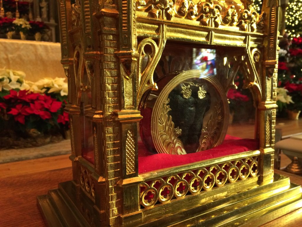The Incorrupt Heart of St. Jean Vianney. (Photo: Tony Ganzer)